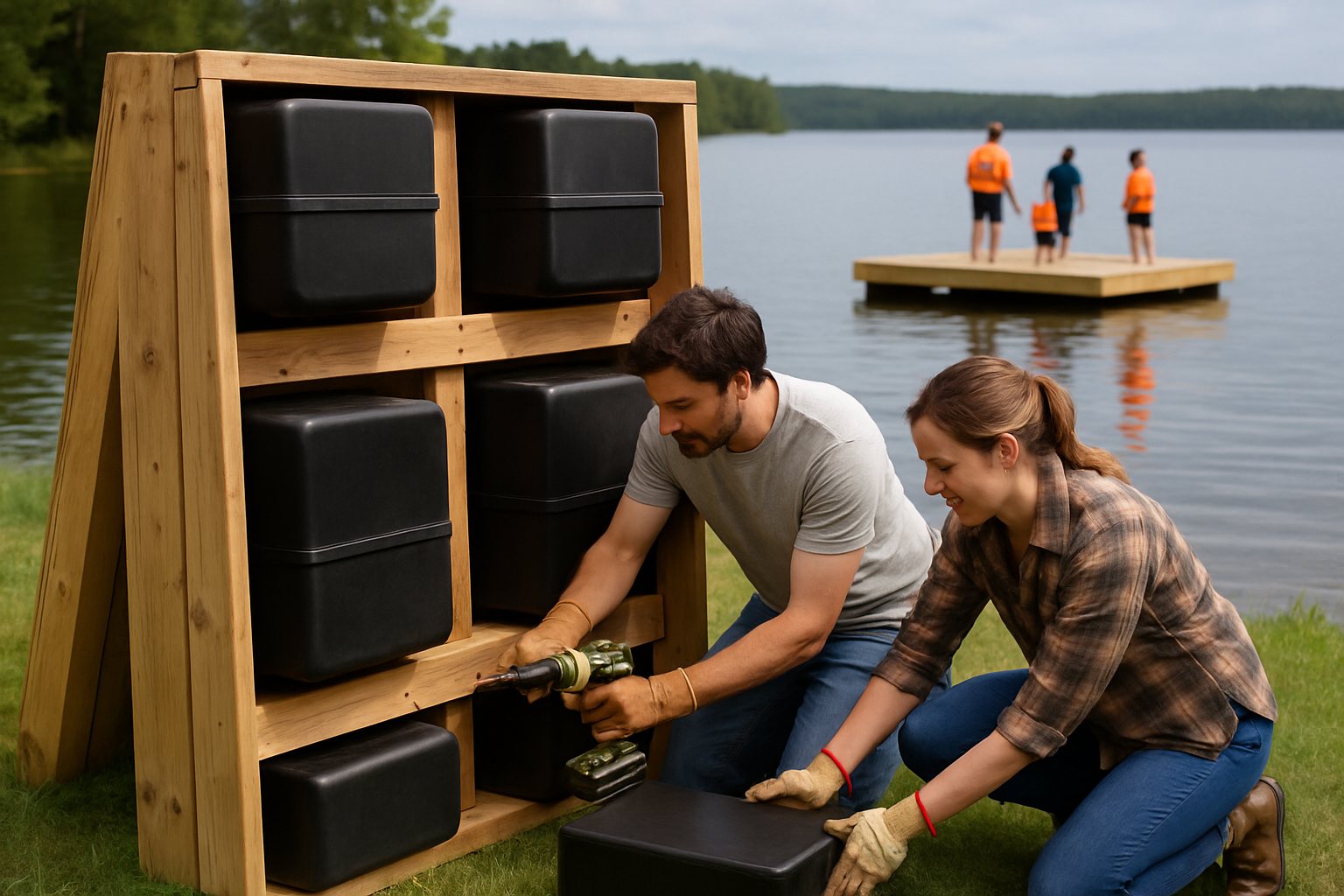 Dock Floats: Types, Buoyancy and How Many Your Dock Needs