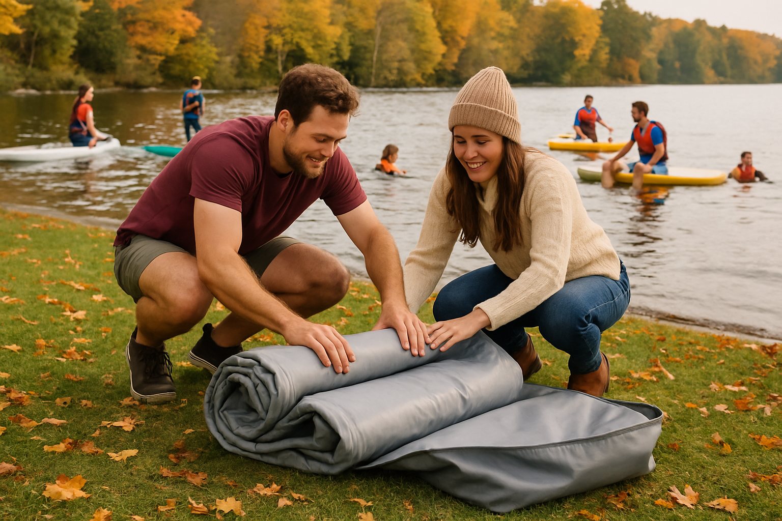 How to Store an Inflatable Dock (and Winterize a Floating Dock)