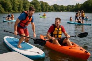 Inflatable Dock Uses: Boarding, Swimming and Launching